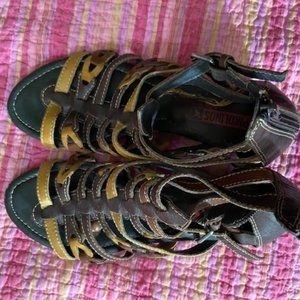 Picolinos Gladiator Sandals Sz 38/8-8.5